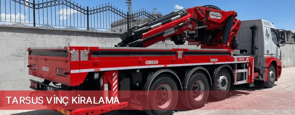 Tarsus İlçemi Vinç Kiralama